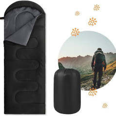 Спальный мешок для взрослых, 3 сезона, ультралегкий, 1400 г, водонепроницаемый, маленький размер упаковки, спальные мешки Mummy для кемпинга, пох