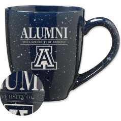 Rico Industries NCAA Michigan Wolverines Alumni Ceramic Coffee Mug, 16 унций, керамическая кофейная кружка с лазерной гравировкой