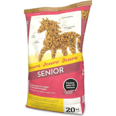 JOSERA Senior (1 x 20 кг) | Horse Senior | Премиальный корм для пожилых лошадей | Легко переваривается и легко жуется | Идеально подходит для кормления | с жи