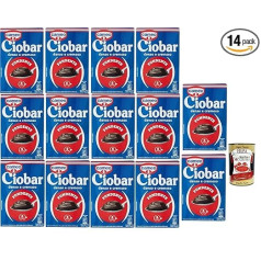 Cameo Ciobar Dark, горячий шоколад, густой и сливочный напиток со вкусом темного шоколада на 5 чашек, подходит для веганского приготовления, 14 x 115 г +