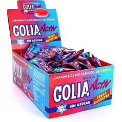 Golia Activ Клубника Бальзамическая карамель Конфеты без сахара 200 шт.