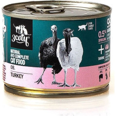 3Coty Индейка со спирулиной для взрослых кошек 180 г