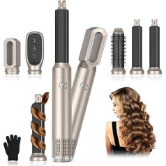 Journeyside Airstyler Set, профессиональный набор щеток горячего воздуха, 1000 Вт, многофункциональный стайлер для волос с 5 сменными насадками, автомат