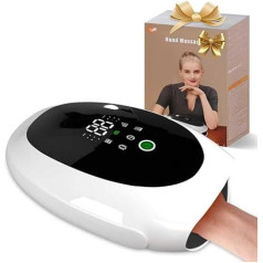 Электрический массажер для рук ALLILUYAA, беспроводной массажер для рук с функцией нагрева и компрессии, 6 режимов, снимает усталость, помогает 