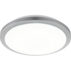 Потолочный светодиодный светильник EGLO Competa-ST, Потолочный светильник с 1 лампочкой, Материал: Сталь и пластик, Цвет: серебристый, белый, Диаме