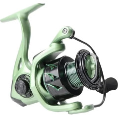 Wjnvfioo Angelrolle 2000 5000 Serie 5,2 1 8 кг антиреверс алюминий для Süß- und Salzwasser Spinnrad