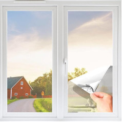 Оконная пленка изнутри, прозрачная снаружи, солнцезащитная пленка, окна изнутри, защита от ультрафиолета, светоотражающая, зеркальная пле