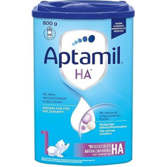 HA 1 - Первородное молоко с рождения, с ДГК, без лактозы, без пальмового масла, детское питание, молочный порошок, 1 x 800 г