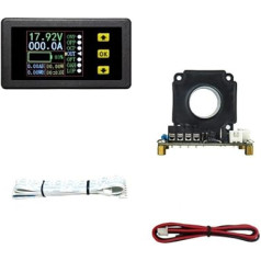 Hall-Effekt-Coulomb-Messgerät mit Farb-LCD-Display, bidirektionaler Gleichstrom, Stromkapazitätsprüfer, Nicht-Hall-Sensor-Messung, (90 В, 200 A)