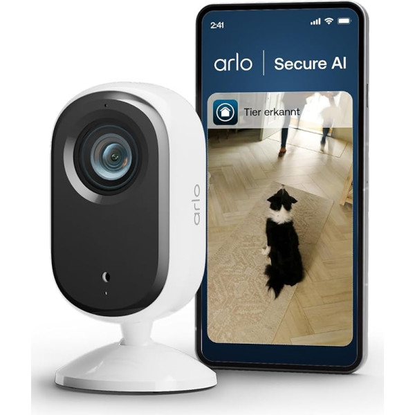 Камера наблюдения Arlo для помещений, 2K HD видео, двустороннее аудио, датчик движения, проводная, радионяня, камера для домашних животных, набл