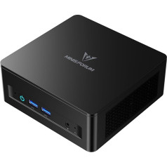 MINIS FORUM Mini PC UM690L Slim, AMD Ryzen 9 6900HX (8 ядер/16 ядер, до 4,9 ГГц), 32 ГБ LPDDR5 и 500 ГБ SSD PCIe 4.0, DP/HDMI 2.1/USB 4, 4X USB Type A, Wi-Fi 6E/BT 5.2