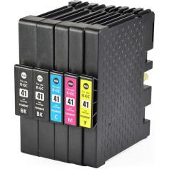 Картриджи для принтеров Bergsan 5 Совместимость с Ricoh Aficio GC-41 GC 41 XL для Ricoh Aficio SG2100N SG3100SNW SGK3100DN SG3110DN SG3110DNW SG3110SFNW SG3120BSFNW SG3120BSF SG7100DN