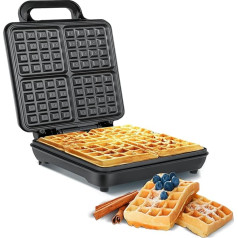 Teesa TSA3224 4 вафельных утюга Бельгийские вафли черный