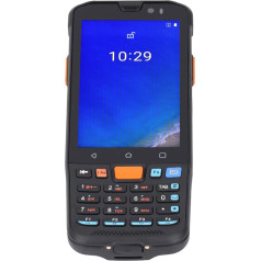 Android 11 сканер штрих-кода, портативный 1D 2D сканер штрих-кода, 4G WiFi 4,0 дюйма сенсорный экран портативный терминал данных, для склада розничной 