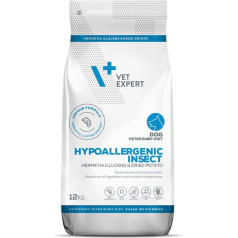 Vetexpert ветеринарная диета гипоаллергенная насекомоядная собака 12кг