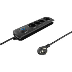 Удлинитель 50104 (1,5 м; цвет черный)