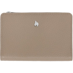 ZIPPO SIGNATURE MEDIUM КОЖАНЫЙ ЖЕНСКИЙ КОШЕЛЕК НА МОЛНИИ, Taupe