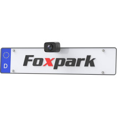 Беспроводная автомобильная камера заднего вида Foxpark, идеальный угол 1080P HD цветная камера заднего вида ночного видения, поддерживает 2 камер