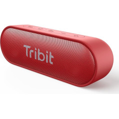 Колонка Tribit XSound Go Bluetooth, 16 Вт звука с глубоким басом, 24 часа, IPX7 водонепроницаемость, Bluetooth 5.3, TWS сопряжение, портативная колонка для кемпинга,