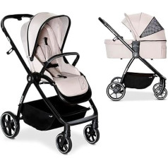 Asalvo Duo Rodas Складная коляска Ультралегкая компактная тележка Ручка для багажа Наклонная коляска Штанга безопасности 5-точечные ремни безопа