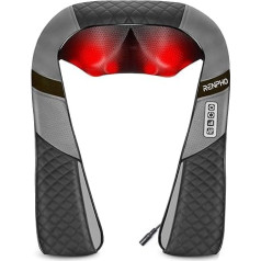 RENPHO Massagegerät Schulter Nackenmassagegerät mit Wärme, Shiatsu Massagegerät mit 3D-Massage von tiefem Gewebe, Massage für Nacken, Rücken, Beine, Füße, Geschenke für Frauen, Geschenke für Männer