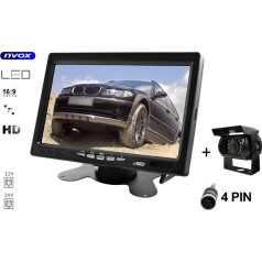 7-дюймовый монитор с камерой заднего хода 4pin 12v 24v