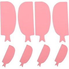 GALPADA 4 пары силиконовых подушечек для подъема ресниц в форме рыбки Конфетный цвет Дизайн Многоразовые легкие портативные для формы глаз дл