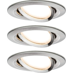 Paulmann 92959 SmartHome Zigbee Комплект встраиваемых светильников LED Coin Nova Plus 3 x 6,5 Вт диммируемые матовое железо