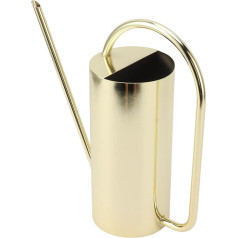 Лейка, нержавеющая, портативная, с длинным носиком, лейка для сада (золото)