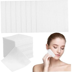 400Stücke Gewebte Stoff Make Up Entfernerpolster Gesichtsreinigungspads Atmungsaktive Abschminkpads für Sanfte Hautreinigung Wiederverwendbar Hautfreundlich