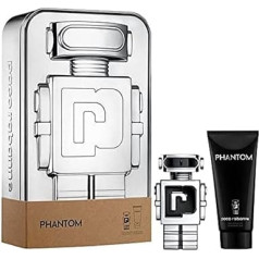 Подарочный набор Paco Rabanne Phantom 3-Piece Eau de Toilette 50ml - Гель для душа 100ml