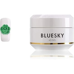 Bluesky Гель лак для ногтей, 4D Nail Art Gel, зеленый 10, 8 мл, Гель лак для ногтей, 4D Nail Art Gel Green, цветной гель для дизайна ногтей (требует полимеризации по