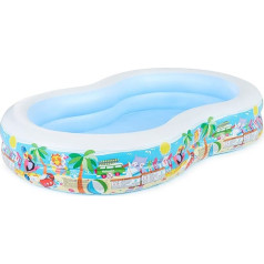 Intex Swim Centre Seashore Pool - Детский надземный бассейн - Бассейн для игр - 262 x 160 x 46 см - Подходит для 3+ лет, одноместный