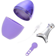 Ipetboom Pack of 2 Silicone Spray Ice de para gelatinas Massage Roller Rollers Silicone Moulds Face Roller Massager Ice Holder for Face Care Scroll Wheel Spray Bottle Tool