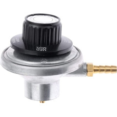 Lahdrhab 1-Pfund-Propantank, Einstellbarer Niederdruck-Gasregler mit 1/4-Schlauchanschluss