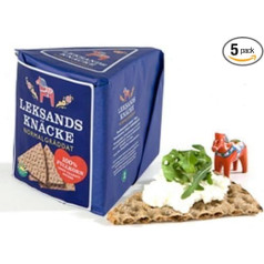 Leksands knäckebröd trekant normalgräddat - треугольные сухарики, нормально пропеченные (упаковка из 5)