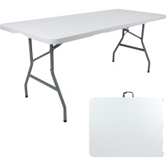 Northern Stone Кемпинговый стол 6 футов из сверхпрочного пластика складной портативный компактный и складной для удобного хранения Идеально под