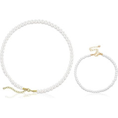 ZoeTekway женское жемчужное ожерелье Имитация жемчужного ожерелья с жемчужным браслетом