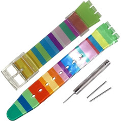 Rihahisy Сменный силиконовый резиновый ремешок для часов Swatch