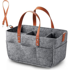 Anhow Сумка для покупок из войлока с отделениями, 16 л, корзина для покупок, корзина для покупок, корзина для покупок, корзина для покупок, корзи