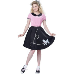 California Costumes Ladies 50's Hop W/Poodle Skirt Костюм для взрослых