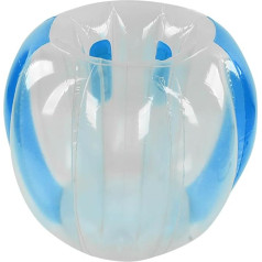 aqxreight Надувной мяч PVC Bubble Bounce Ball для активного отдыха 90 x 80 см (синий прозрачный)