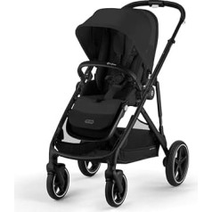 Прогулочная коляска Cybex Gazelle S All-in-One, 20+ модульных конфигураций, эргономичное закрытое плоское ложе, корзина для покупок и компактное склады