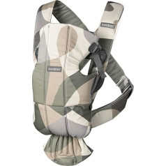 BabyBjörn Mini Cotton Printed Baby Carrier Khaki Green