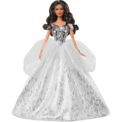 Кукла Barbie 2021 Happy Birthday (Band, 30 см) с серебряным платьем, детской подставкой и сертификатом подлинности, подарок для детей от 6 лет GXL20