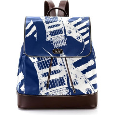 Персонализированные школьные сумки-книжки для подростков с музыкальной гитарой, разноцветные, 27x12.3x32 см, Рюкзаки-рюкзаки