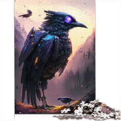 Raven Puzzles 1000 Pieces Jigsaws Adults Puzzles Gifts Wooden Jigsaw for Adults Family Relax Puzzles Games-Brain Teaser Puzzle 1000 Pieces (50 x 75 cm)