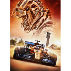 Пазл на 2000 деталей, плакат F1, веселая головоломка для взрослых, игрушка, игры для снятия стресса для всей семьи, Xq512Zy, 70 x 100 см