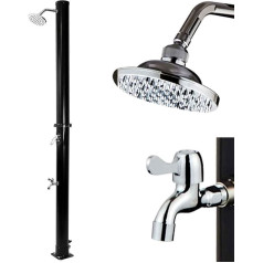 BAKAJI Солнечный душ садовый бассейн открытый кемпинг резервуар для воды 20 л с регулируемой душевой головкой для горячей воды сад подключени