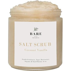 Скраб для тела BARE BOTANICS (кокосовая ваниль) - мягкое отшелушивание и суперувлажняющий крем | полностью натуральный, нежирный, без синтетическ